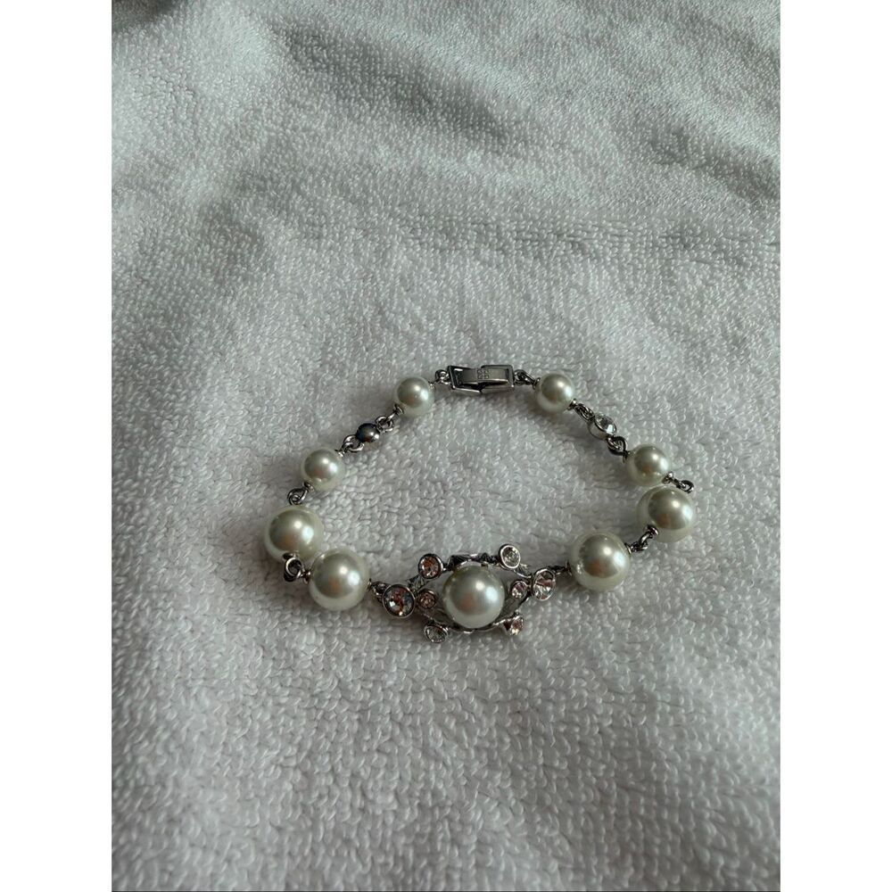 Givenchy Vintage Faux Pearl Bracelet